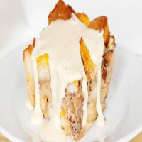 Bourbon Pumpkin Bread Pudding with Bourbon Sauce_image