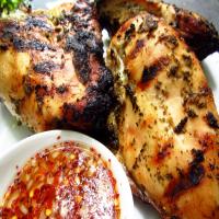 Thai-Style Grilled Chicken W/ Spicy Sweet and Sour Dipping Sauce_image