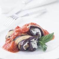 Eggplant Rolls with Spicy Tomato Sauce_image
