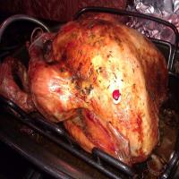 Roast Turkey With Herb Butter and Caramelized-Onion Gravy_image
