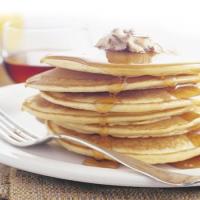 Cornmeal Pancakes with Honey-Pecan Butter_image