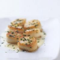 Sea Scallops with Cilantro Gremolata and Ginger Lime Beurre Blanc image