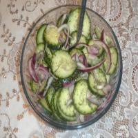 CUCUMBER,ONION & CELERY SALAD..(a crunchy treat)_image