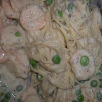 Creamy Garlic Shrimp With Angel Hair Pasta_image