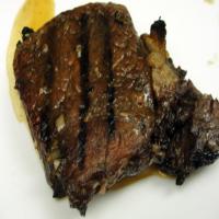 Grilled Beef Tenderloin Steaks in Balsamic Marinade image