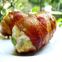 Bacon Wrapped, Cream Cheese Stuffed Chicken Breasts_image