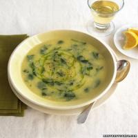 Polenta and Spinach Soup image