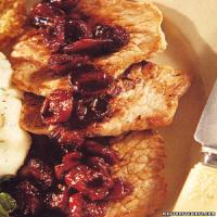 Medallions of Pork with Sour Cherry Sauce image