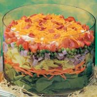 Layered Veggie Egg Salad_image