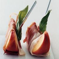 Peaches with Serrano Ham and Basil image