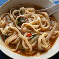 Taiwanese Spicy Beef Noodle Soup image