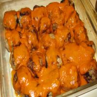 Turkey Balls & Pepper Sauce_image