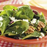 Dijon-Walnut Spinach Salad image