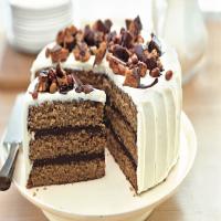 Chocolate-Peanut Butter Cake With Cream Cheese and Butterfinger Frosting_image