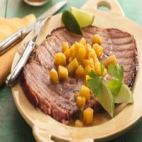 Grilled Mango Ham Steak_image