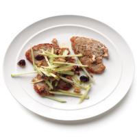 Pork Medallions with Apple-Walnut Slaw_image