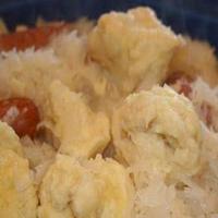 Polish Platter (sausage kraut and kluskies)_image