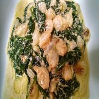 CREAMED SPINACH & PEARL ONIONS image