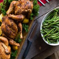 Vermont Baker's Roast Chicken with Beer Gravy_image