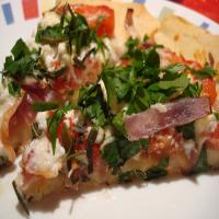 Herb and Goat Cheese Pizza image