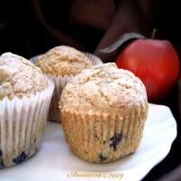 Low Cal Blueberry Applesauce Muffins image