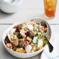 Grilled Meatball and Fusilli Pasta Salad image