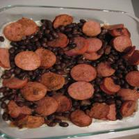 Curried Kielbasa and Black Beans_image