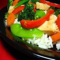 Stir-Fried Chicken With Gingered Vegetables_image