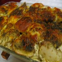 Sage and Cheddar Potato Gratin_image