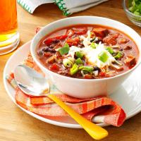 Meatless Mushroom & Black Bean Chili_image