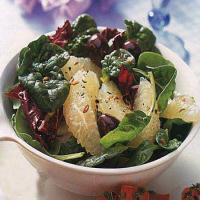 Radicchio, Grapefruit and Spinach Salad_image