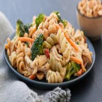 Shredded Thai Chicken Pasta Salad_image