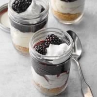 Blackberry White Chocolate Cheesecake Cups_image