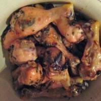 Wings with Mint Leaves and Honey_image