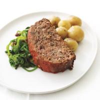 Buffalo Meatloaf with Spinach and Roasted Baby Potatoes_image