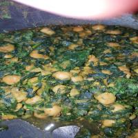 Just Right Spinach & Chickpea Curry (Vegan) - Chole Palak image