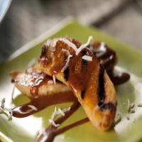Grilled Bananas with Mexican Chocolate Sauce image