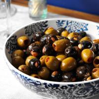 Marinated Almond-Stuffed Olives image