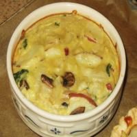 Self-Crusting Mushroom and Spinach Quiche_image