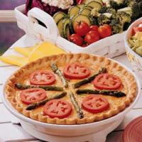 Asparagus Tomato Quiche_image