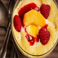 Peaches With Zabaglione_image