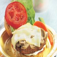 Mushroom-Swiss Veggie Burgers_image