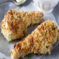 Garlic Ranch Panko Crusted Chicken Legs_image