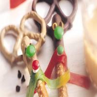Reindeer Chocolate-Coated Pretzel Rods image