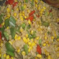 Southwestern Risotto With Corn and Roasted Red Pepper_image