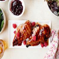 Delicious Raspberry Glazed Grilled Chicken_image