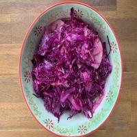 Red Cabbage Salad with Apples image