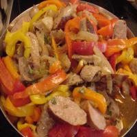 Linda's Fantabulous Italian Sausage and Peppers for a Crowd image