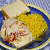 Artichoke-Stuffed Chicken Breast, but With a Different Hat_image