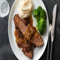 Slow-Cooker Smothered Beef Brisket_image